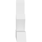 Ekena Millwork Saratoga Architectural Grade PVC Gable Bracket, 84"W x 28"H x 6"D x 6"F, 8/12 Pitch GBP084X28X0606SAR00 - alternate 5
